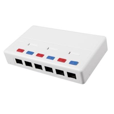 Datová zásuvka Solarix SX6-5E-UTP-WH