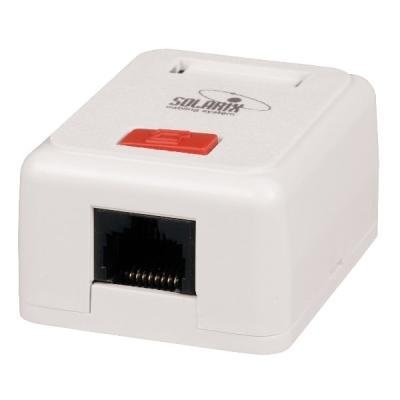 Datová zásuvka Solarix SX108-5E-UTP-WH