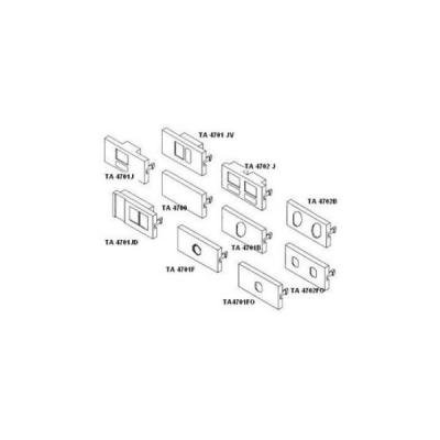 Čelní panel Solarix pro modulární zásuvku plný