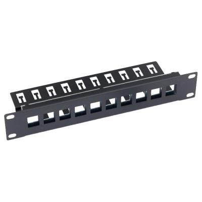 Triton 10' modulární patch panel 1U  pro max. 10ks keystone,otvor 14,8x17,5mm 