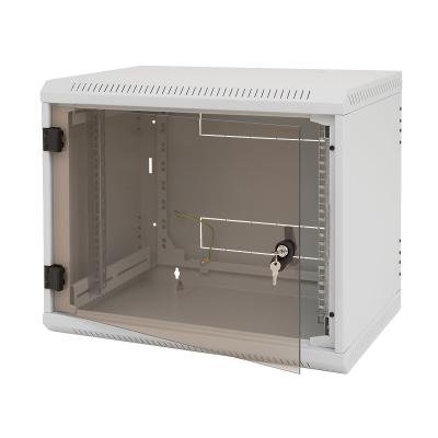 Triton 19" rack 1-sectioned 9U/400mm, glass doors