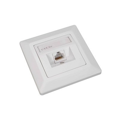 Solarix datová zásuvka SX9-1-5E-STP-WH