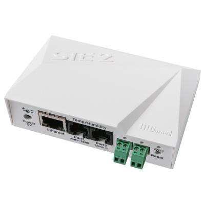 HWg STE2 R2 - Wi-Fi a Ethernet teploměr s DI vstupy, lze připojit až 5 čidel teploty/vlhkosti, samostatná jednotka