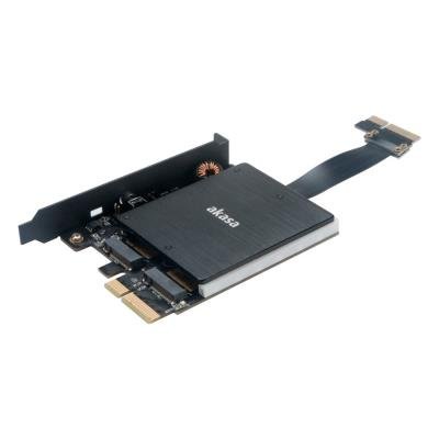 Řadič Akasa RGB M.2 SSD do PCIe s chlazením 