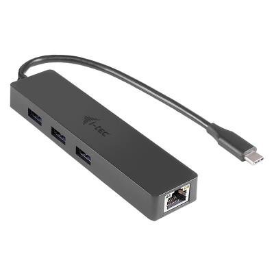 I-TEC Slim USB-C 3 porty s RJ-45