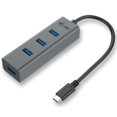 USB hub I-TEC METAL USB 3.1 typ C na 4x USB 3.0