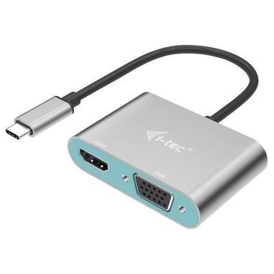 Adaptér I-TEC USB-C na HDMI a VGA 