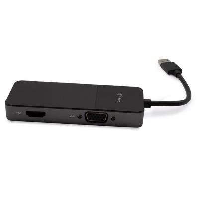 Adaptér I-TEC USB-A/USB-C na HDMI a VGA