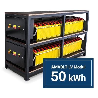 AMVOLT úložiště 50 kWh, LV modul, LiFePO4