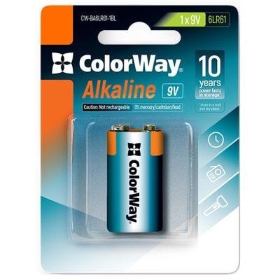 ColorWay Alkaline Power 9V (6LR61)