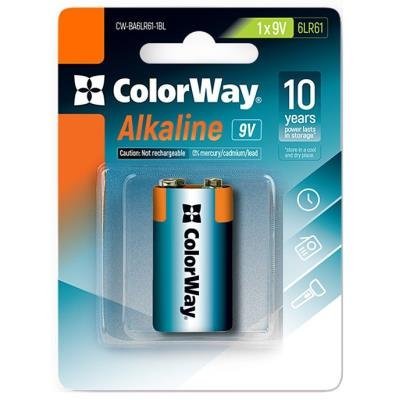 ColorWay Alkaline Power 9V (6LR61)