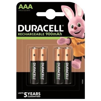 Duracell Rechargeable baterie 900mAh 4ks (AAA)