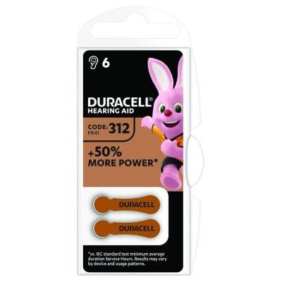 Duracell HA 312 6ks