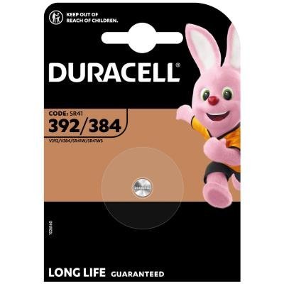 Duracell silver-oxide knoflíková baterie 392/384/SR41 1ks