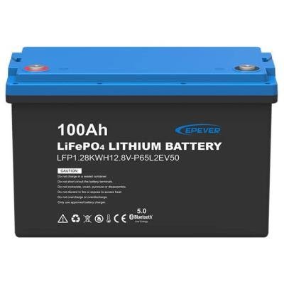 EPEVER LFP1.28KWH12.8V-P65L2EV50 LiFePO4 baterie (12V/100Ah), Bluetooth