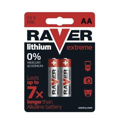 Baterie GP 1,5V RAVER AA Extreme 2ks