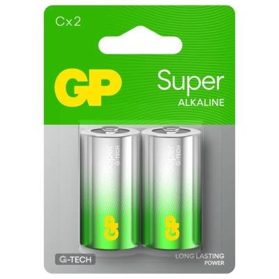 Baterie GP 1,5V LR14 (C) Super 2ks