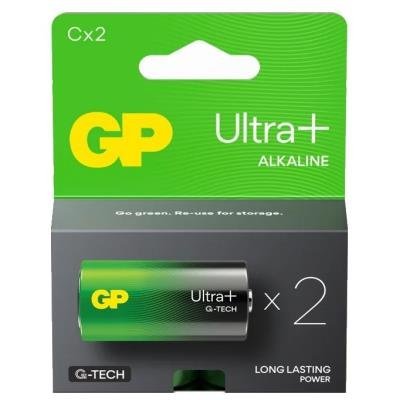 Baterie GP 1,5V LR14 (C) Ultra Plus 2ks