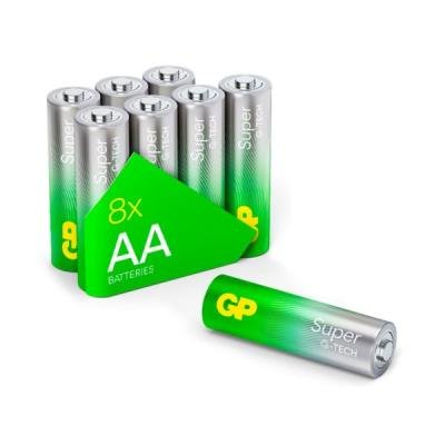 Baterie GP Ultra 1,5 V AA (LR6) 8 ks