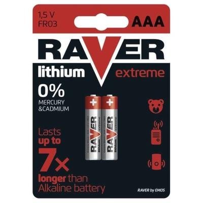Baterie GP RAVER Extreme 1,5 V AAA (FR03) 2 ks