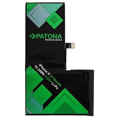 Baterie PATONA pro iPhone X 2716mAh + nářadí