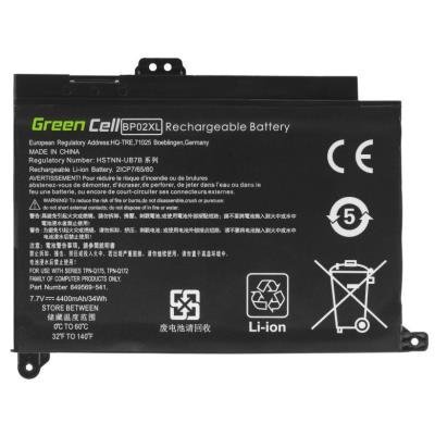 TRX baterie Green Cell/ HP/ 7.7V/ 4400 mAh/ Li-Pol/ HSTNN-LB7H/ BP02XL/ Pavilion 15-AU 15-AU051NW AU071NW/ neoriginální