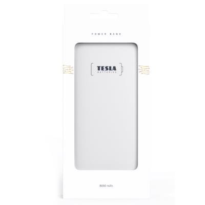 PowerBank TESLA 8.000 GOLD bílá