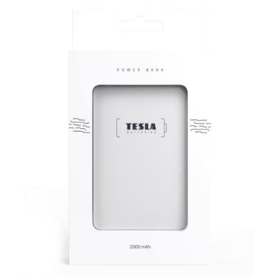 PowerBank TESLA 2.000 BLUE bílá