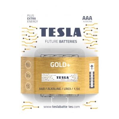 Baterie TESLA GOLD+ AAA (LR03) 4ks