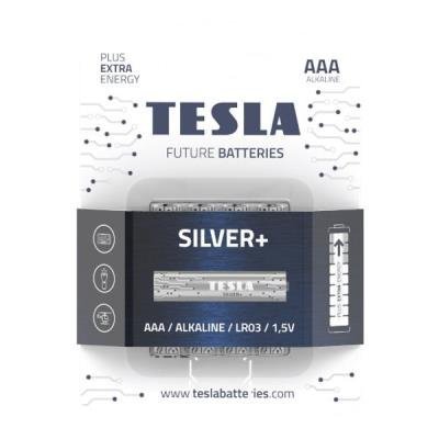 TESLA SILVER+ AAA (LR03) 4ks