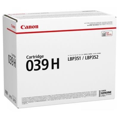 Canon originální toner CRG-039H Černý pro LBP351dn, LBP351x, LBP352dn