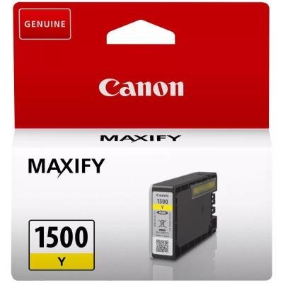Canon inkoustová náplň PGI-1500 Y žlutá