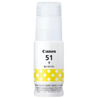 Canon inkoustová lahvička GI-51 Y žlutá