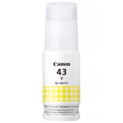Canon inkoustová lahvička GI-43 Y žlutá
