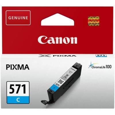Inkoustová náplň Canon CLI-571C modrá