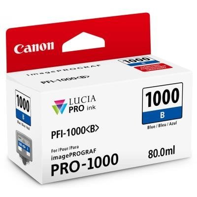 Inkoustová náplň Canon PFI-1000 modrá