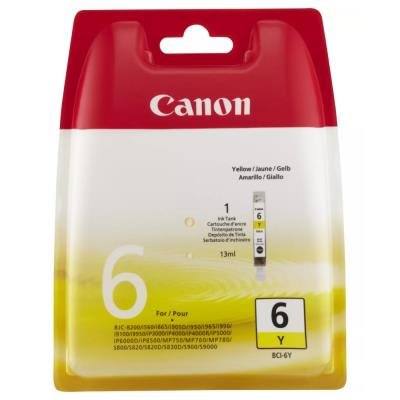 Inkoustová náplň Canon BCI-6Y žlutá