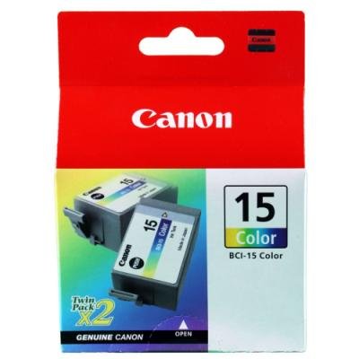 Inkoustová náplň Canon BCI-15C barevná 2 ks