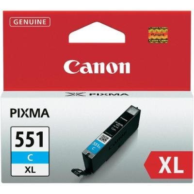 Inkoustová náplň Canon CLI-551XL modrá