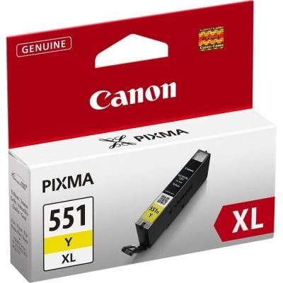 Inkoustová náplň Canon CLI-551Y XL žlutá