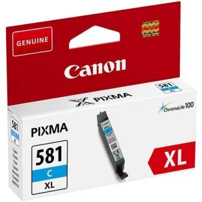 Inkoustová náplň Canon CLI-581C XL azurová