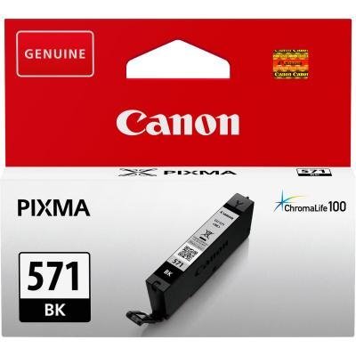 Inkoustová náplň Canon CLI-571Bk XL černá