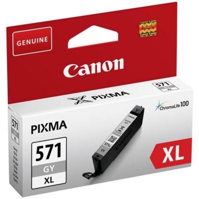 Inkoustová náplň Canon CLI-571GYXL šedá