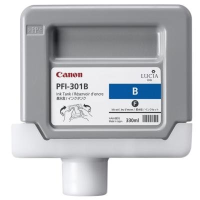 Inkoustová náplň Canon PFI-301B modrá