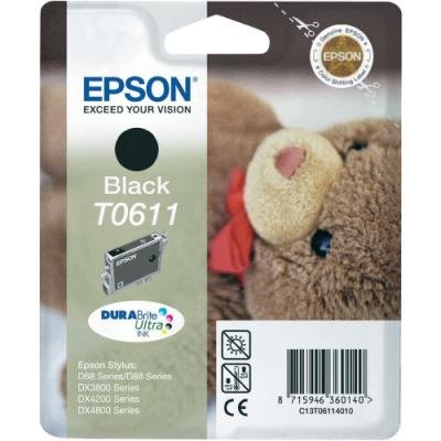 Inkoustová náplň Epson T0611 černá