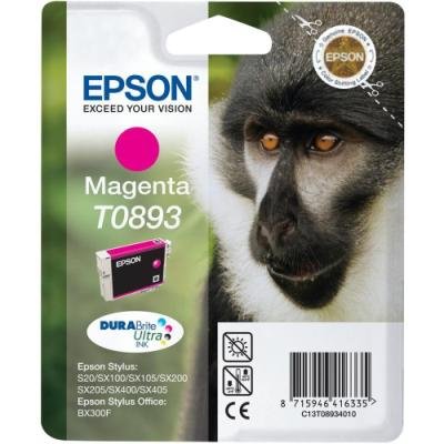 Inkoustová náplň Epson T0893 červená