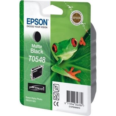 Epson C13T054840  - ink.náplň matte black,Stylus R800