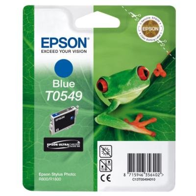 Inkoustová náplň Epson T0549 modrá