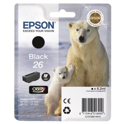 Inkoustová náplň Epson T2601 černá
