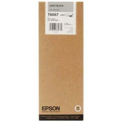 Inkoustová náplň Epson T6067 světlá černá